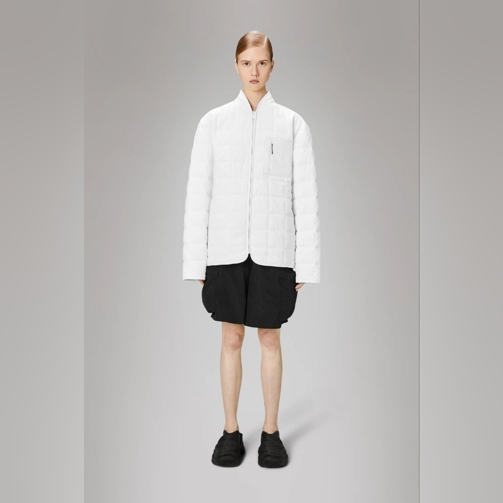 RAILS Powder White Contemporary Giron Liner Jacket Size Medium NWT